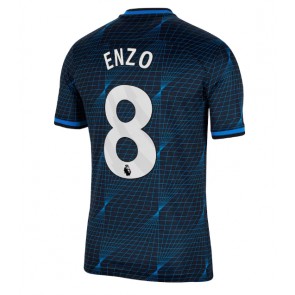 Chelsea Enzo Fernandez #8 Koszulka Wyjazdowych 2023-24 Krótki Rękaw